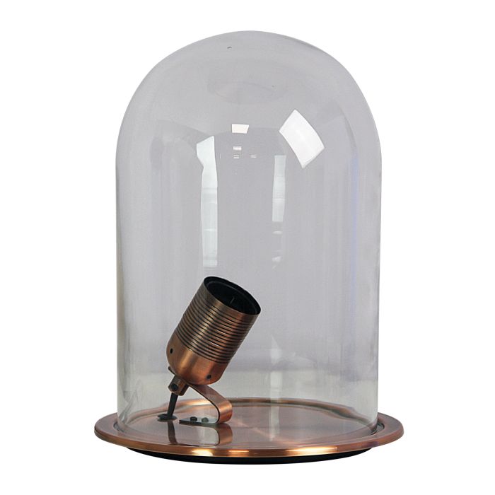 FRANKLIN Antique Copper Specimen Dome Table Lamp Antique - SL98795AC
