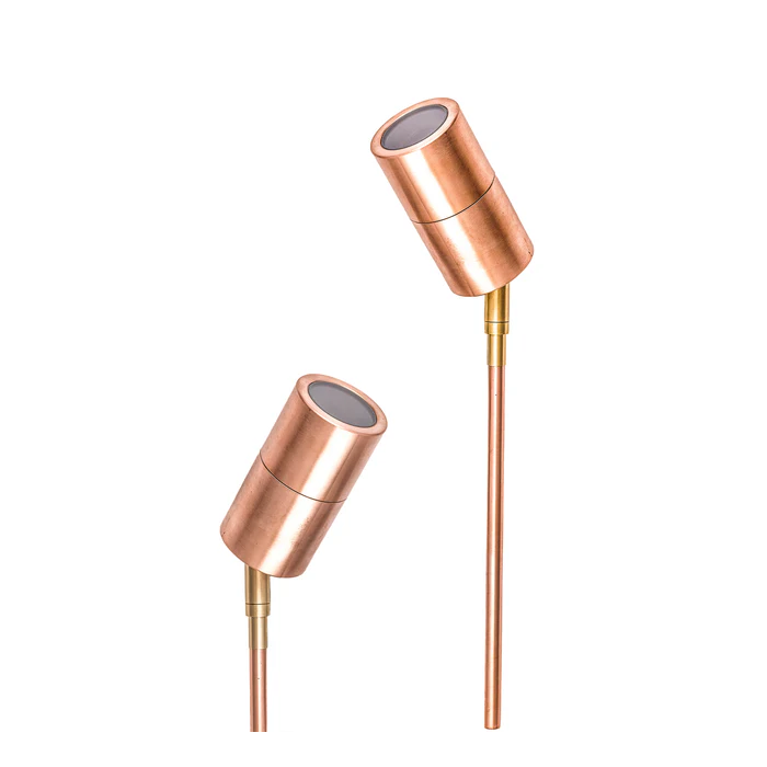 MR16 Single Adjustable Head Garden Spike Lights copper SPMSC