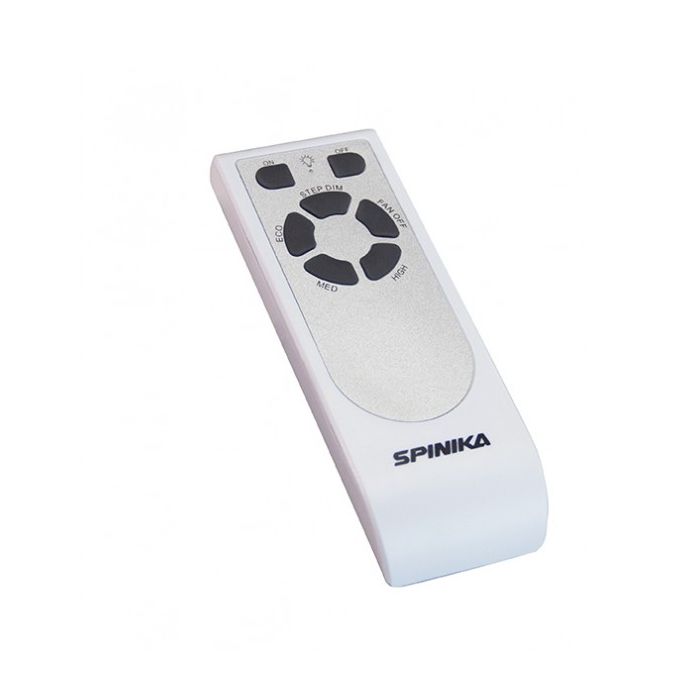 SPINIKA 3 Speed RF Remote Control Kit with Step Dimmable Function - suited to all SPINIKA fans - Includes Hand Piece & Receiver - SPNRFR