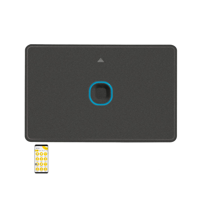Ikuü Smart Zigbee Single Switch Matt Black- SSW01GMBK