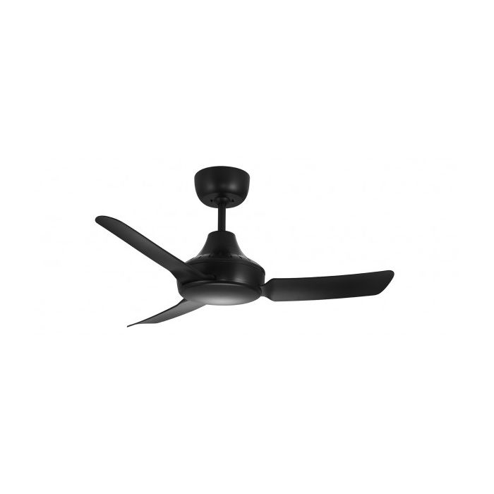 STANZA - 36" 3 Blade Ceiling Fan - Black - Indoor Covered Outdoor - STA903BL