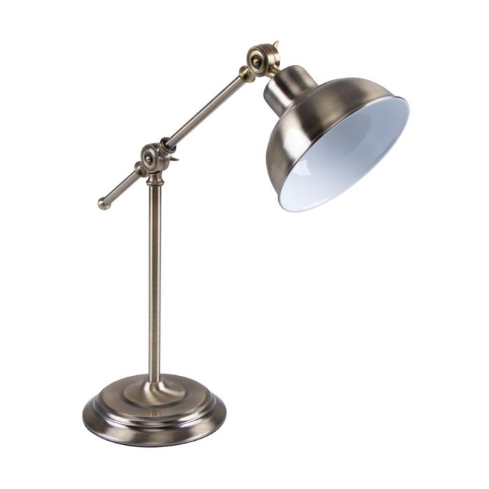 TINLEY-DL DESK LAMP 1 XE27 240V ANTIQUE BRASS  22525