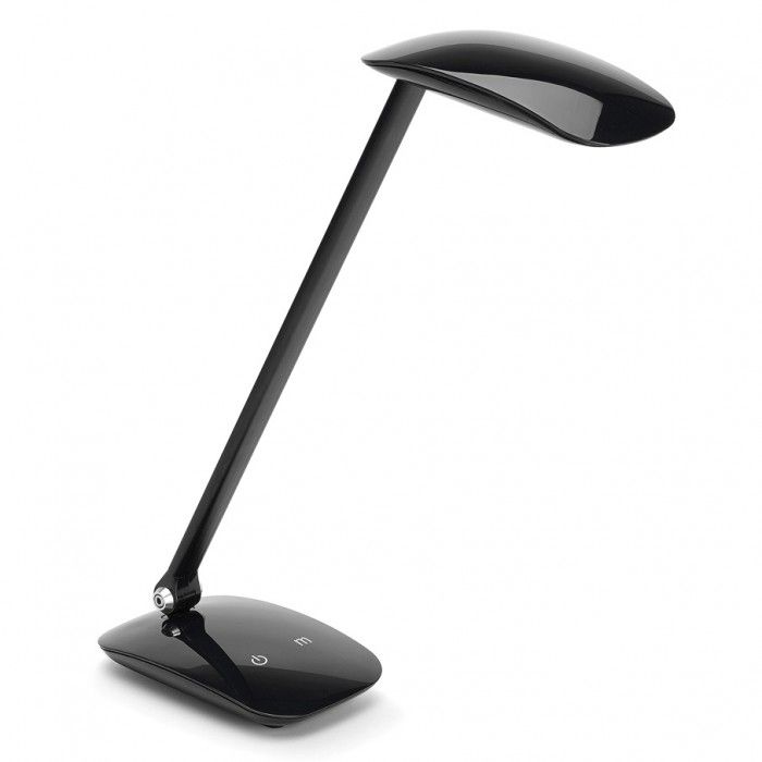 Dimmable and Colour Changeable Desk Lamp Black 6.5W TLED66-BL Superlux