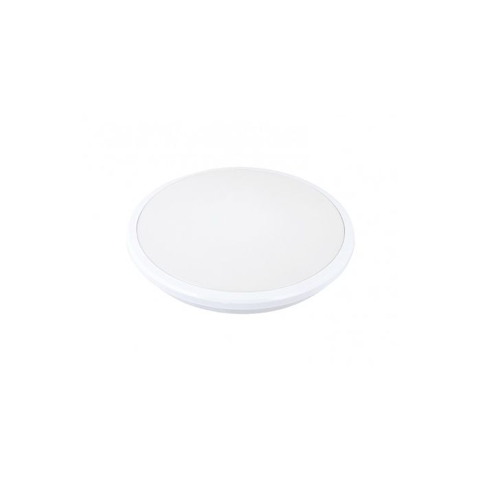 TORA Slimline 18 watt LED Round Oyster Light TOR1O18WH