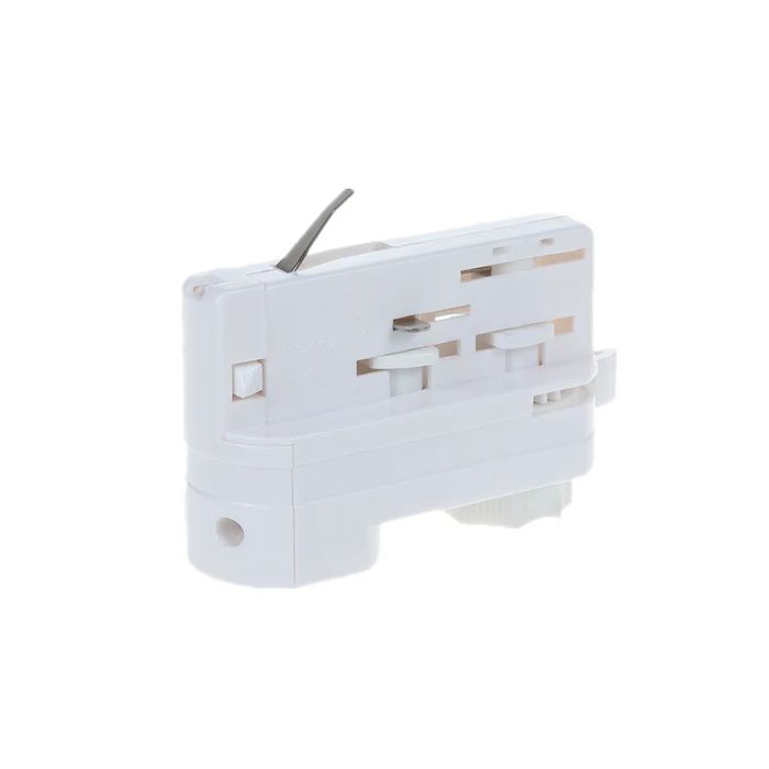 4 Wire 3 Circuit Track Pendant Light Adaptors White Small TRK3WHADAP4
