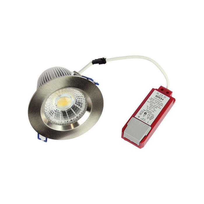 THETA 4000 IP44 LED DOWNLIGHT BRUSHED CHROME UA4704BC