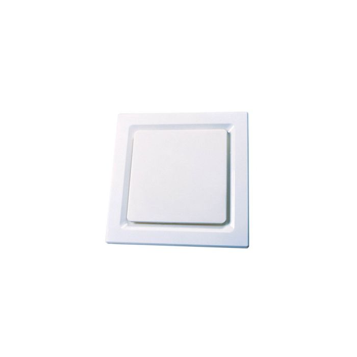 OVATION 200 - 240mm Cut-out Square Exhaust Fan - White OVAWUSQ Ventair
