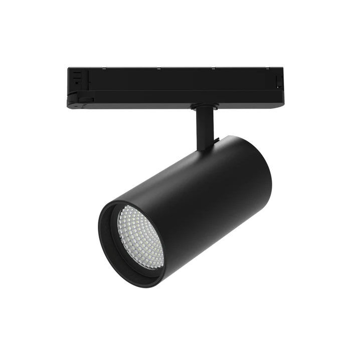 ZONE 4 Wire 3 Circuit LED Tri-CCT Dimmable Track Head Fittings Black ZONE1BK