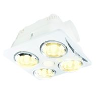 Newton 4-Light 3in1 Bathroom Heater Light White- 20352/05