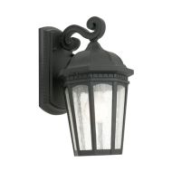 CAMBRIDGE 1 LIGHT EXTERIOR WALL LIGHT (CAMB1EBLK) BLACK  COUGAR LIGHTING