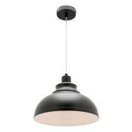 RISTO 1 LIGHT PENDANT BLACK (RIST1PBLK) COUGAR LIGHTING