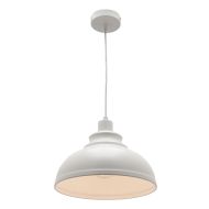 RISTO 1 LIGHT PENDANT WHITE (RIST1PWHT) COUGAR LIGHTING