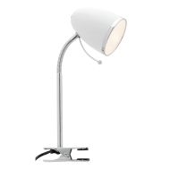 Mercator Sara Clamp Lamp White -A13041WHT