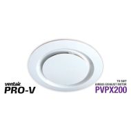 White Round Fascia to suit AIRBUS 200 body (PVPX200) ABG200WH-RD Ventair