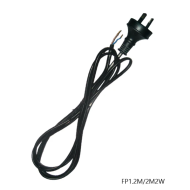  Flex & Plug Black 2m 2 wire FP2M2W