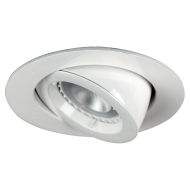 CHIP 7W LED ADJ DLIGHT COMPLETE WHITE / 3000K - LF3824/3000WH