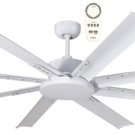 Martec White Albatross Mini 65″ DC Ceiling Fan With Remote - MAF168WR