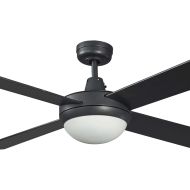 Lifestyle  52"  Ceiling Fan with Light 2 x E27 Matt Black DLS1344M