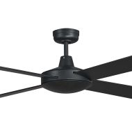 Lifestyle 1320mm 4 Blade Ceiling Fan Only Matt Black DLS134M