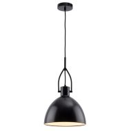 MERCATOR Terrence Metal Stirrup Pendant - Black MPLS502BLK