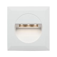 RYE 1.2W SQUARE LED STEP LIGHT (MW1811SWHT) WHITE MERCATOR LIGHTING