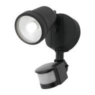 OTTO 1x12W Flood Light With Sensor Black MXD6711BLK/SEN