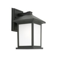 PLYMOUTH 1 LIGHT EXTERIOR WALL LIGHT BLACK (PLYM1EBLK) COUGAR LIGHTING