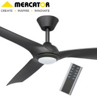 Trinidad III 52" DC Ceiling Fan With Remote & LED Light Black - FC598133BB