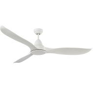 Wave DC 52" Ceiling Fan White - MWF133WSR