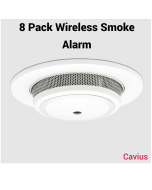 Cavius wireless smoke alarm 8 pack