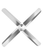 SOMERS 48″ Metal Ceiling Fan Brushed Chrome 18575/13