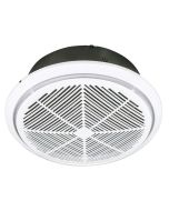 WHISPER LARGE 325MM EXHAUST FAN WITH DRAFT STOPPER WHITE - 18204/05