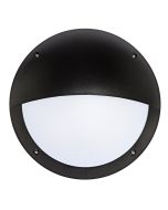 HARDY LED Round Bunker Wall Light with Eyelid - Black