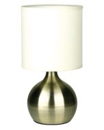 LOTTI TOUCH LAMP ANTIQUE BRASS - LF9201AB