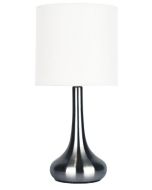 LOLA TOUCH LAMP BRUSHED CHROME