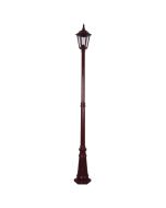Chester Single Head Tall Post Light Burgundy - 15016	