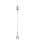 Chester Single Head Tall Post Light White - 15019	