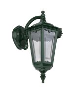 Chester Curved Arm Downward Wall Light Green - 15047	