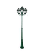 Avignon Triple Head Tall Post Light Green - 15251	