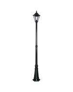 Turin Single Head Tall Post Light Black - 15459	
