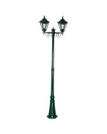 Turin Twin Head Tall Post Light Green - 15467	