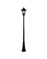 Turin Large Single Head Tall Post Light Black - 15513	