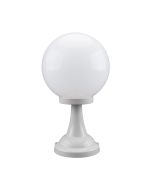 Siena 25cm Sphere Pillar Mount Light White - 15529	
