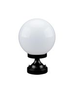 Siena 20cm Sphere CTC Pillar Mount Light Black - 15537	