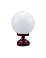 Siena 20cm Sphere CTC Pillar Mount Light Burgundy - 15538