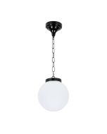 Siena 20cm Sphere Pendant Light Black - 15549
