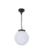 Siena 25cm Sphere Pendant Light Black - 15555	