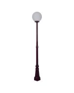 Siena 30cm Sphere Tall Post Light Burgundy - 15610	