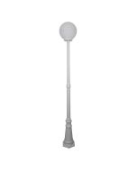Siena 30cm Sphere Tall Post Light White - 15613	