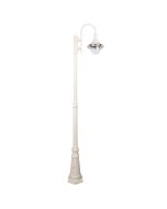 Monaco Single Head Tall Post Light Beige - 15842	